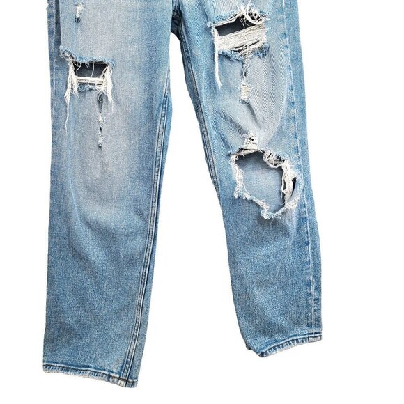 Abercrombie & Fitch Curve Love Ankle Straight Ultra High Rise Denim Jeans 2s - Picture 4 of 12